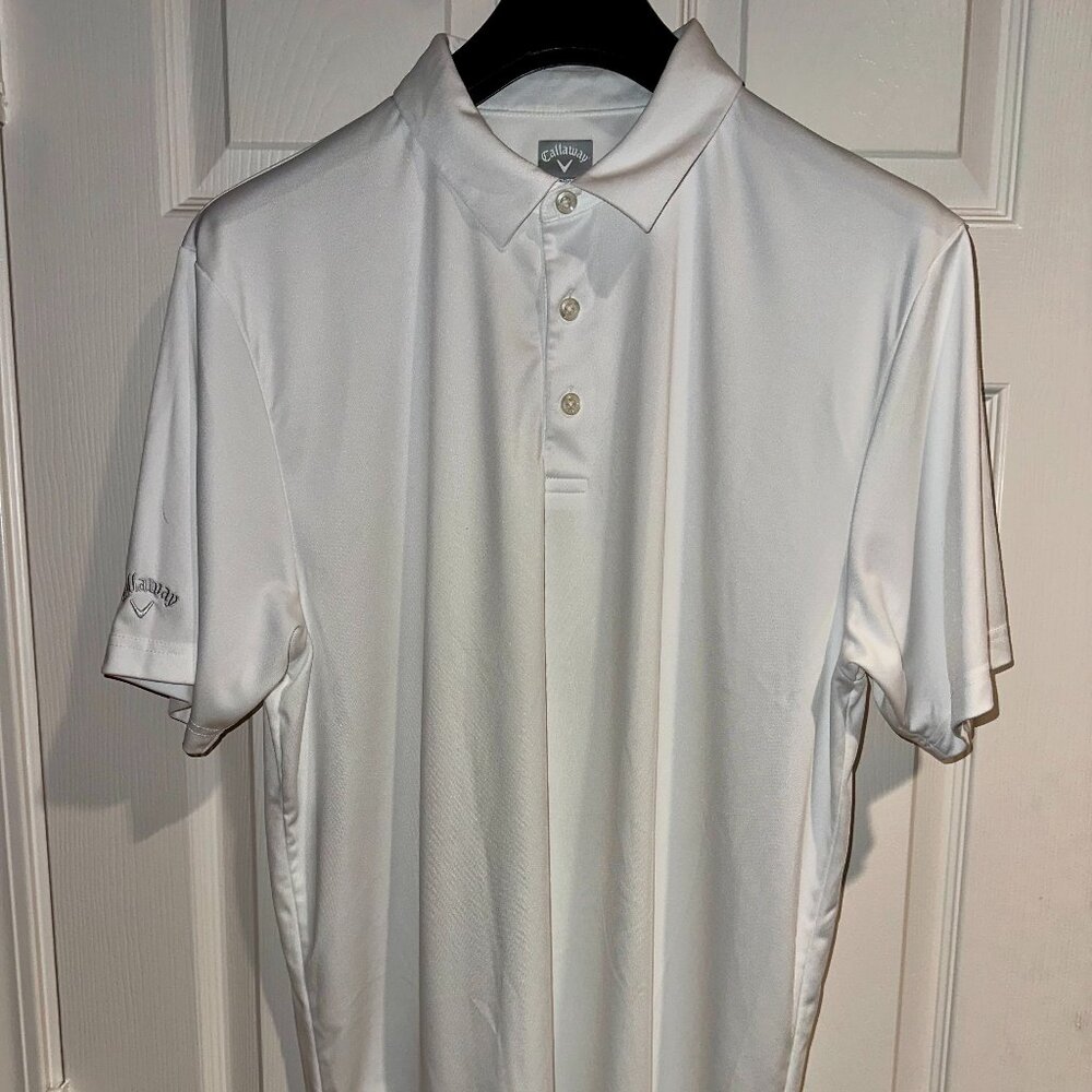 Callaway Tournament Performance Polo – Men’s XL – Bright White - Picture 2 of 3